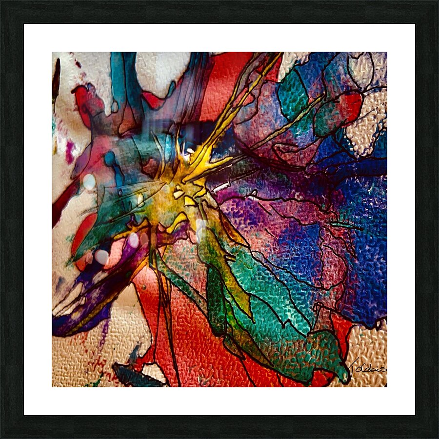 Rayonnement  Picture Frame print