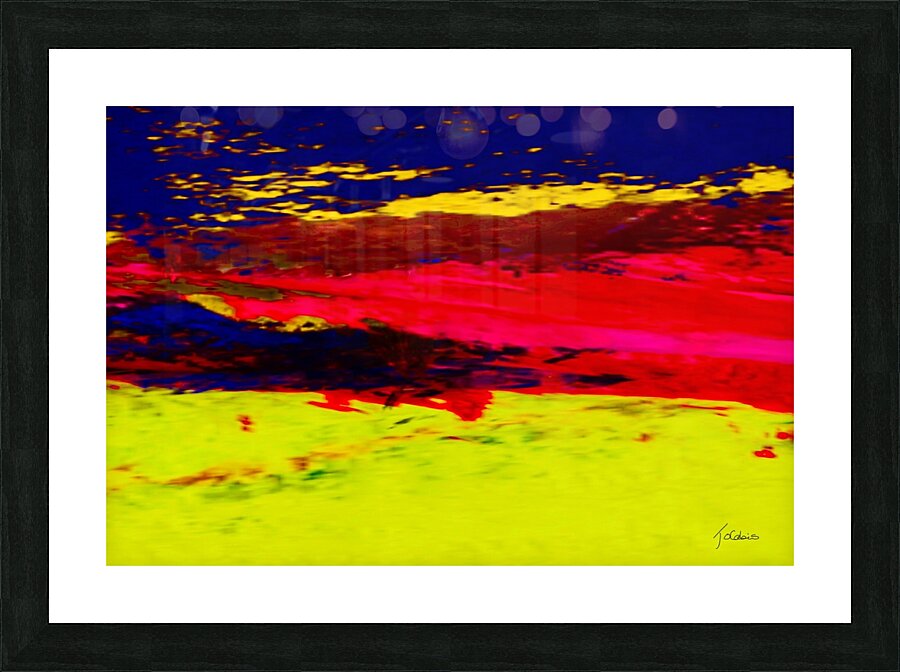 Algues rouges Picture Frame print