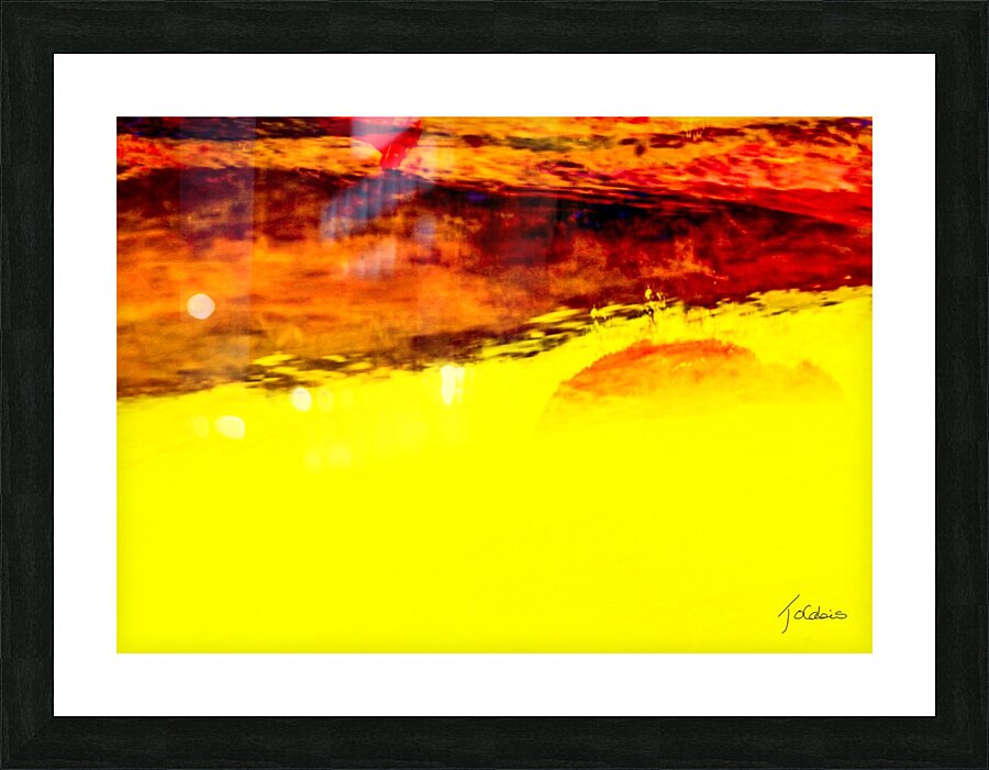 Terre de feu Picture Frame print