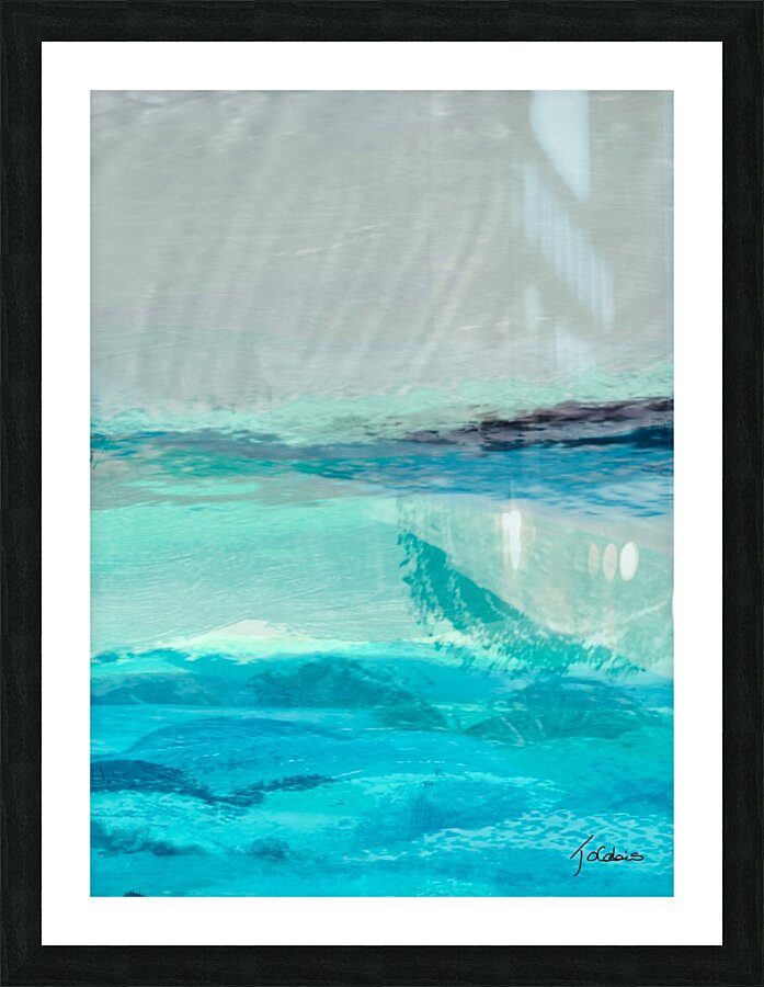 Nuage gris Picture Frame print