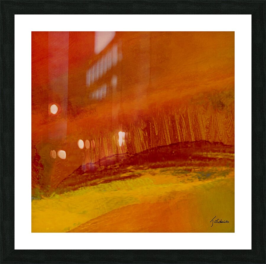 Dans la brume  Picture Frame print