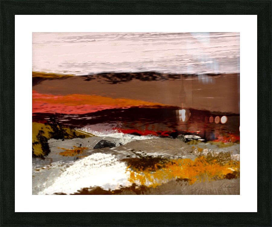 Terre ferreuse Picture Frame print