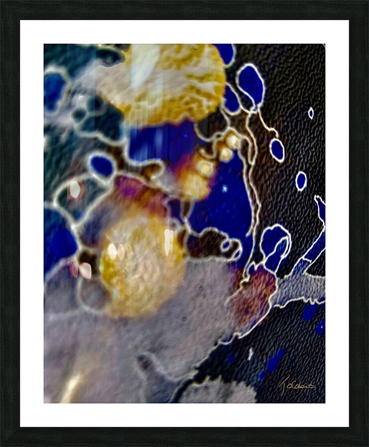 Courbes Picture Frame print