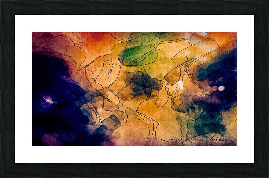 Erratique II Picture Frame print