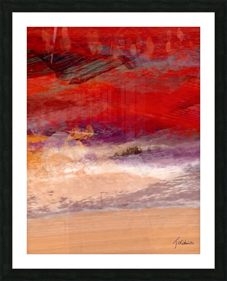 La pluie s’en vient  Picture Frame print