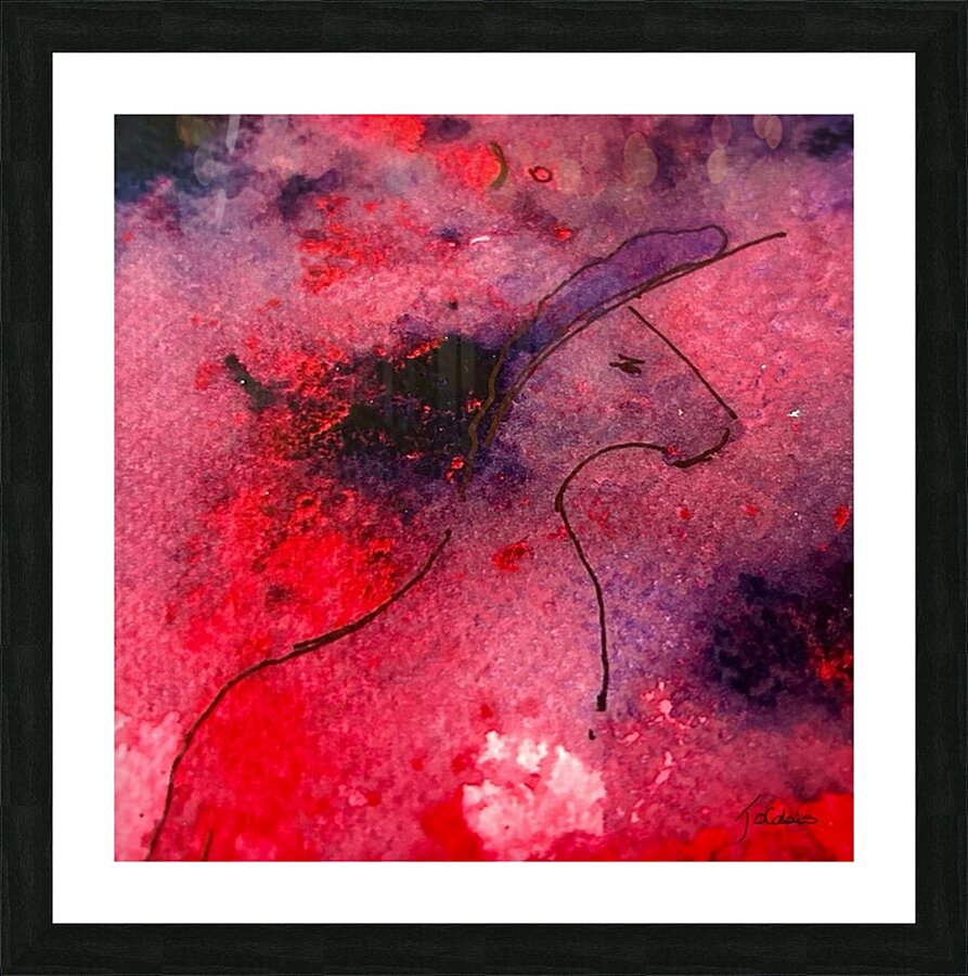 Pouliche  Picture Frame print