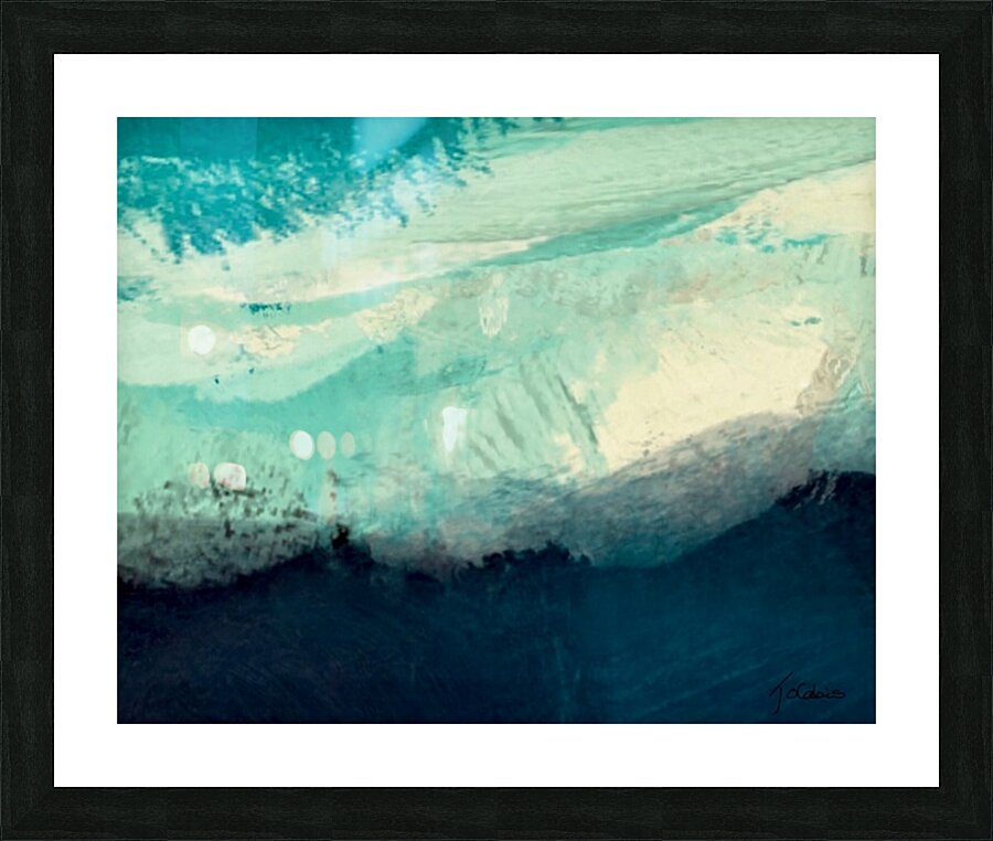 Eau froide  Picture Frame print