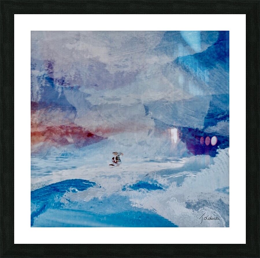 Peche blanche  Picture Frame print