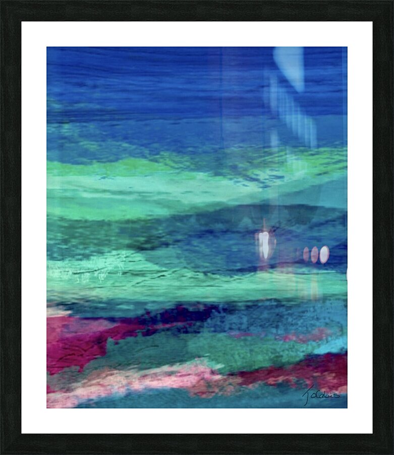 Les flots Picture Frame print