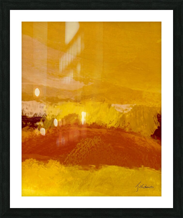 Les champs  Picture Frame print