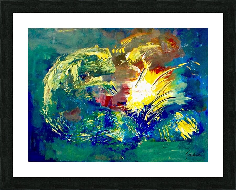 La bete  Picture Frame print