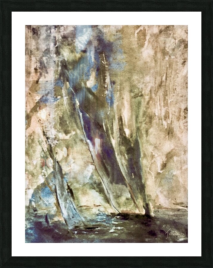 Grande voile  Picture Frame print