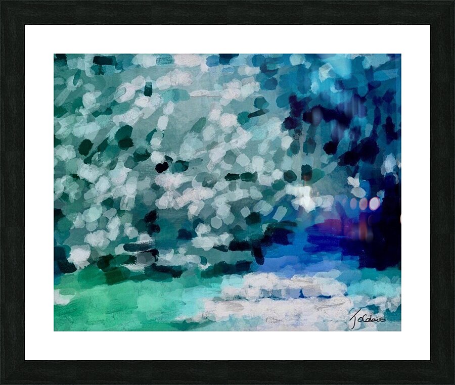 Le sentier  Picture Frame print