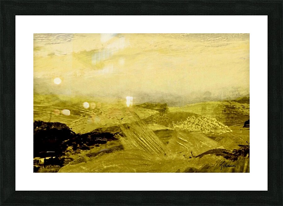 Matin dore Picture Frame print