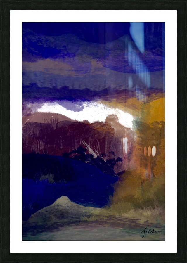 Neige eternelle  Picture Frame print