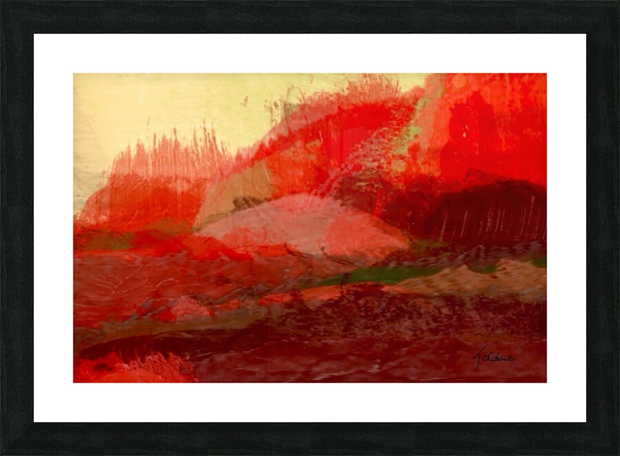 Rouge ecarlate  Picture Frame print