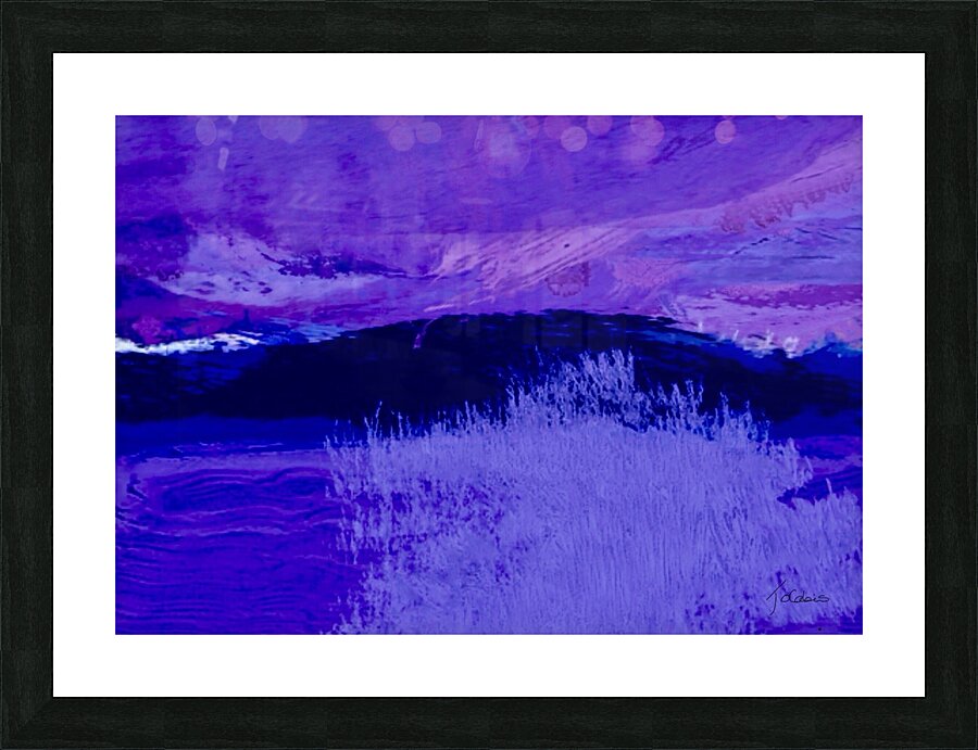 Bleu lavande  Picture Frame print