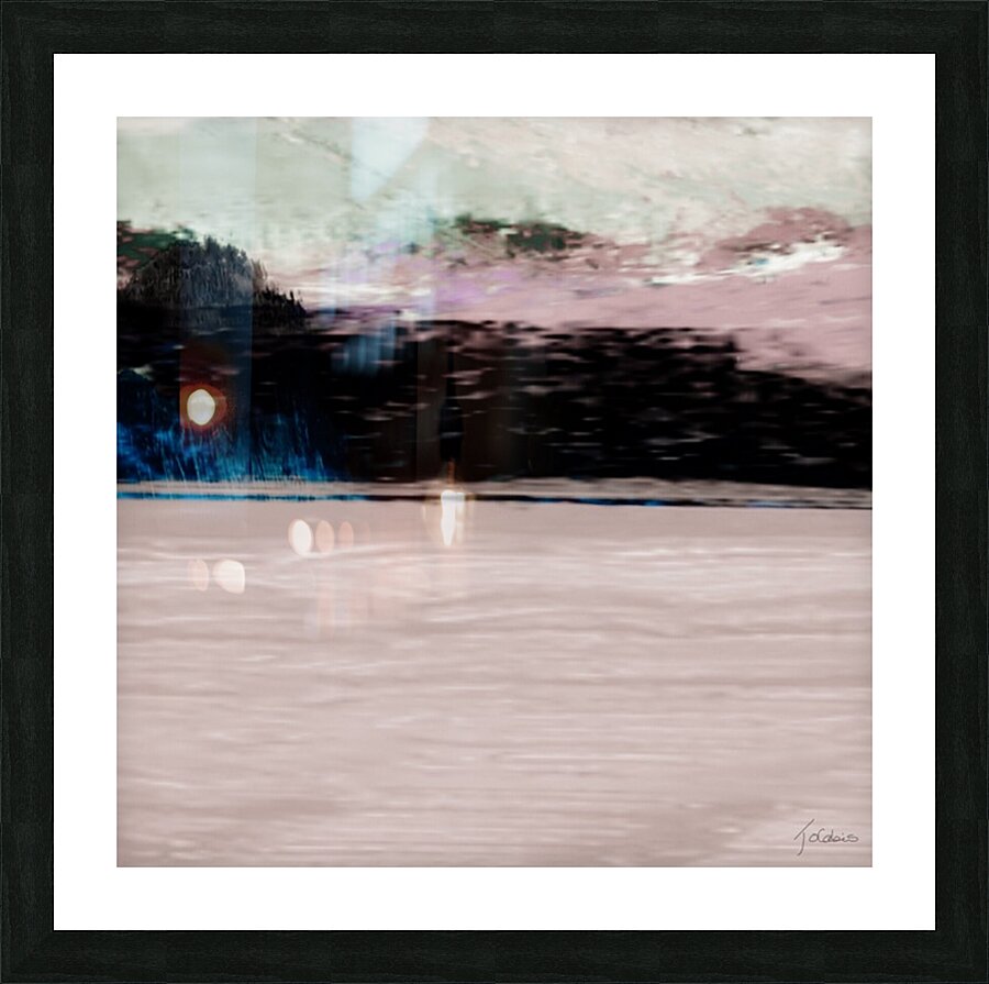 L’autre rive Picture Frame print
