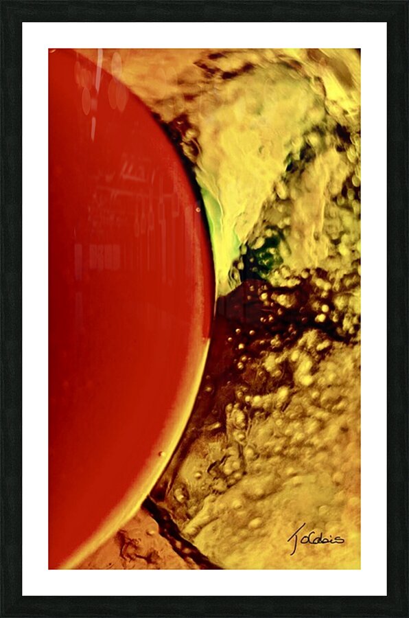 Planete rouge Picture Frame print