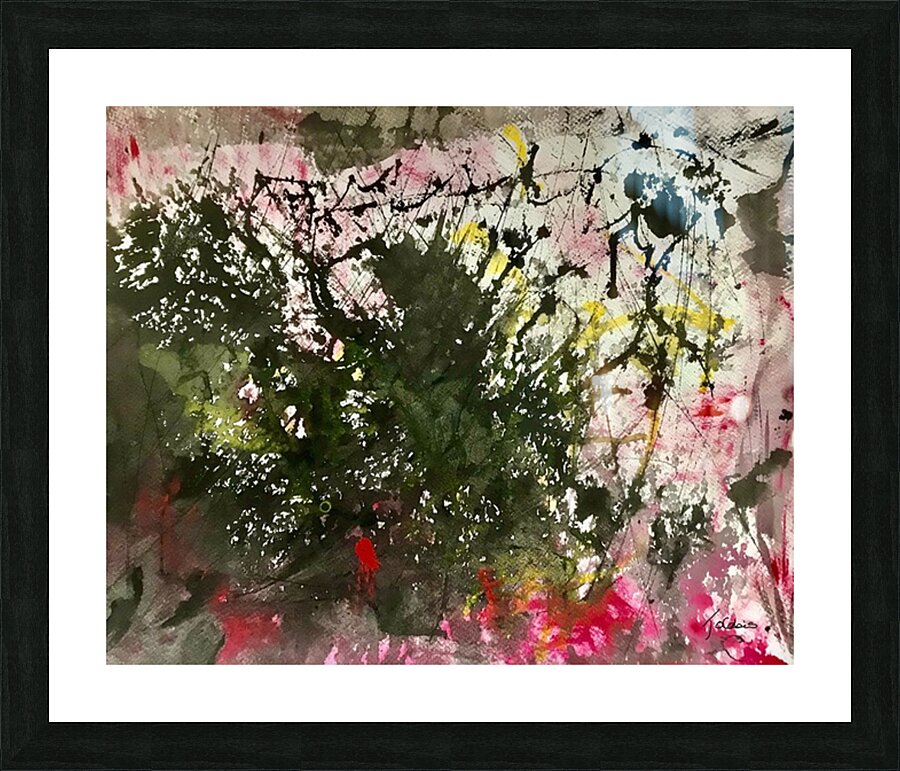 Eclaboussures II Picture Frame print