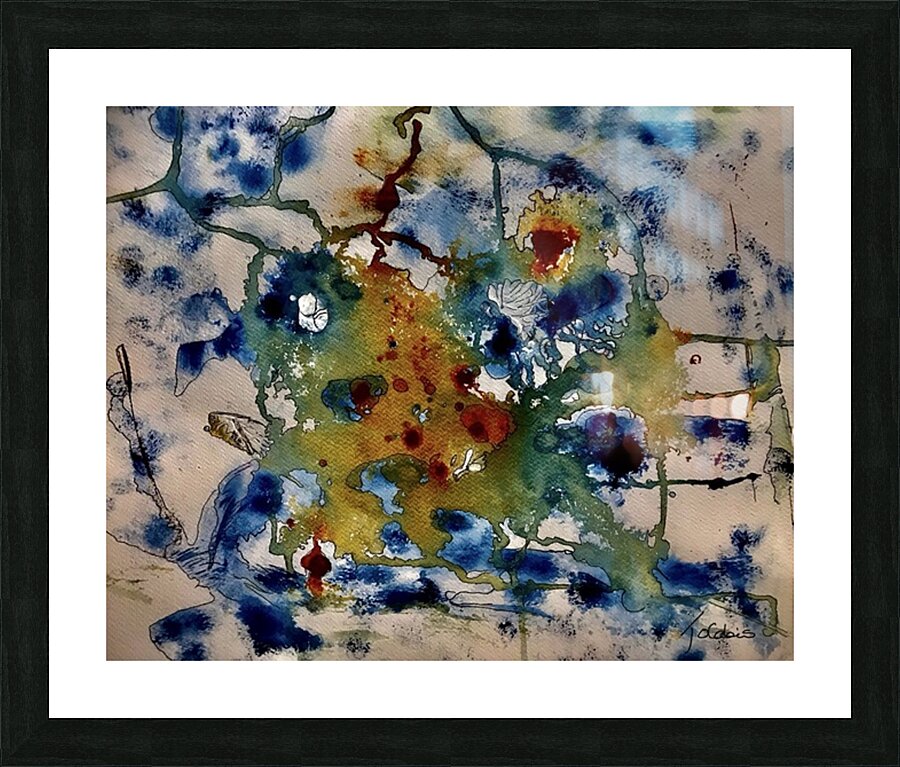 Reseautage  Picture Frame print