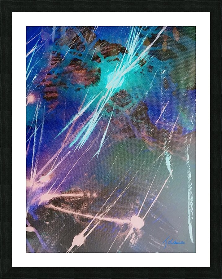 Rayonnement  Picture Frame print