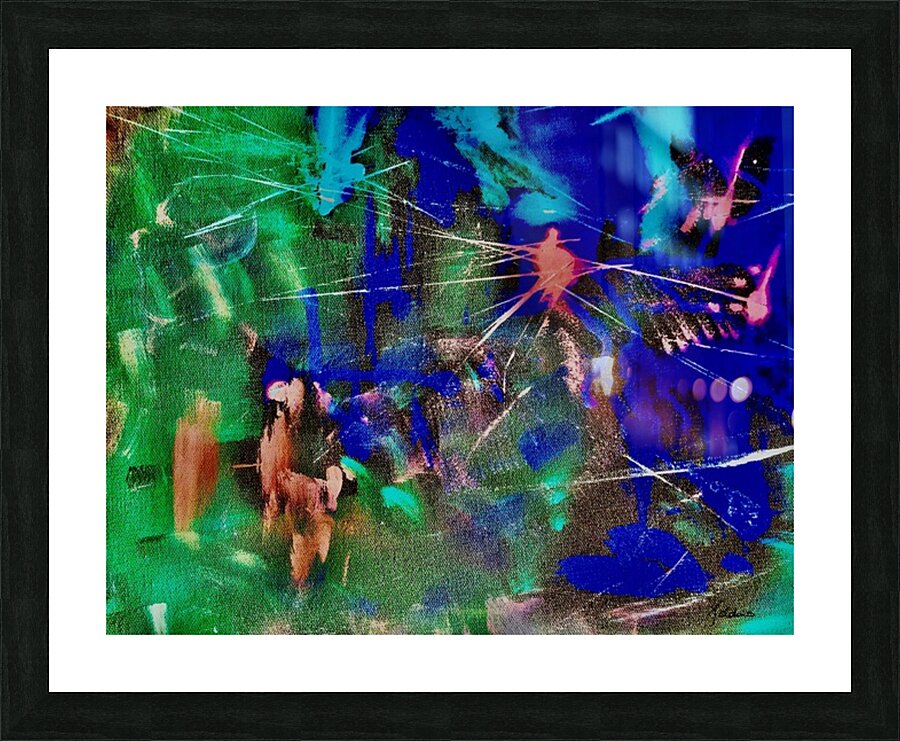Feux d’artices Picture Frame print