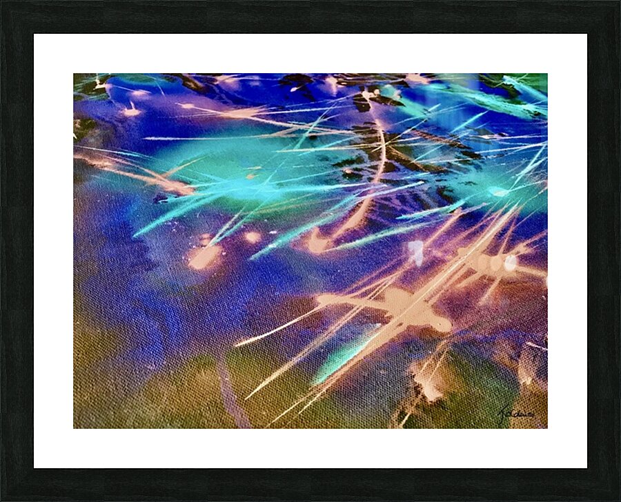 Galactique  Picture Frame print
