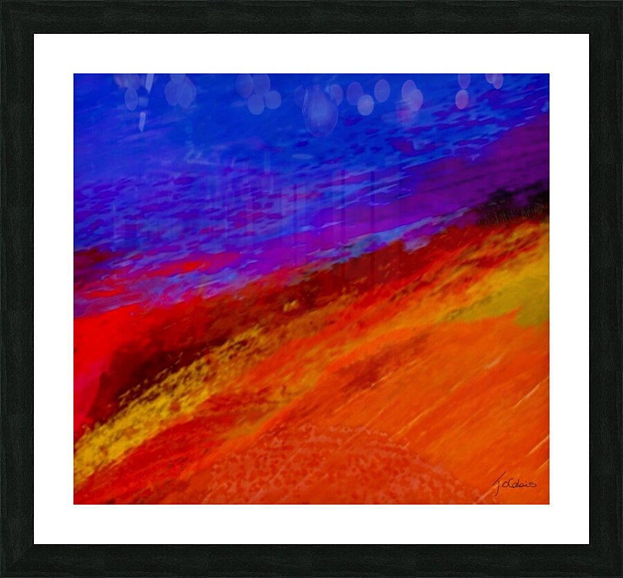 Terre rouge  Picture Frame print