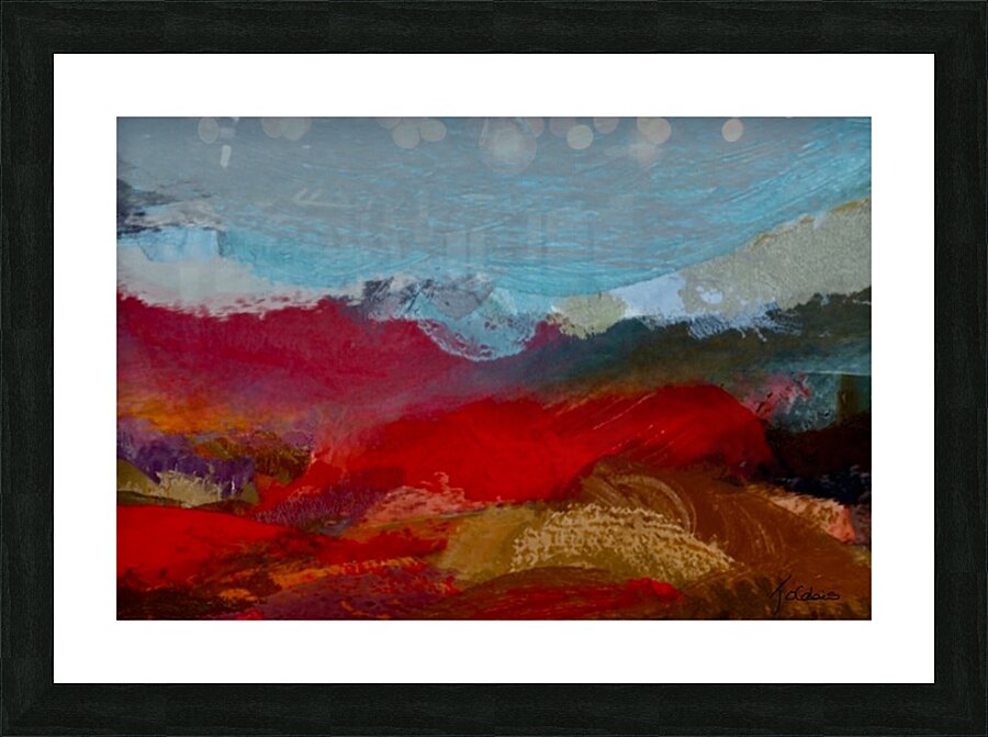 Ciel lourd Picture Frame print