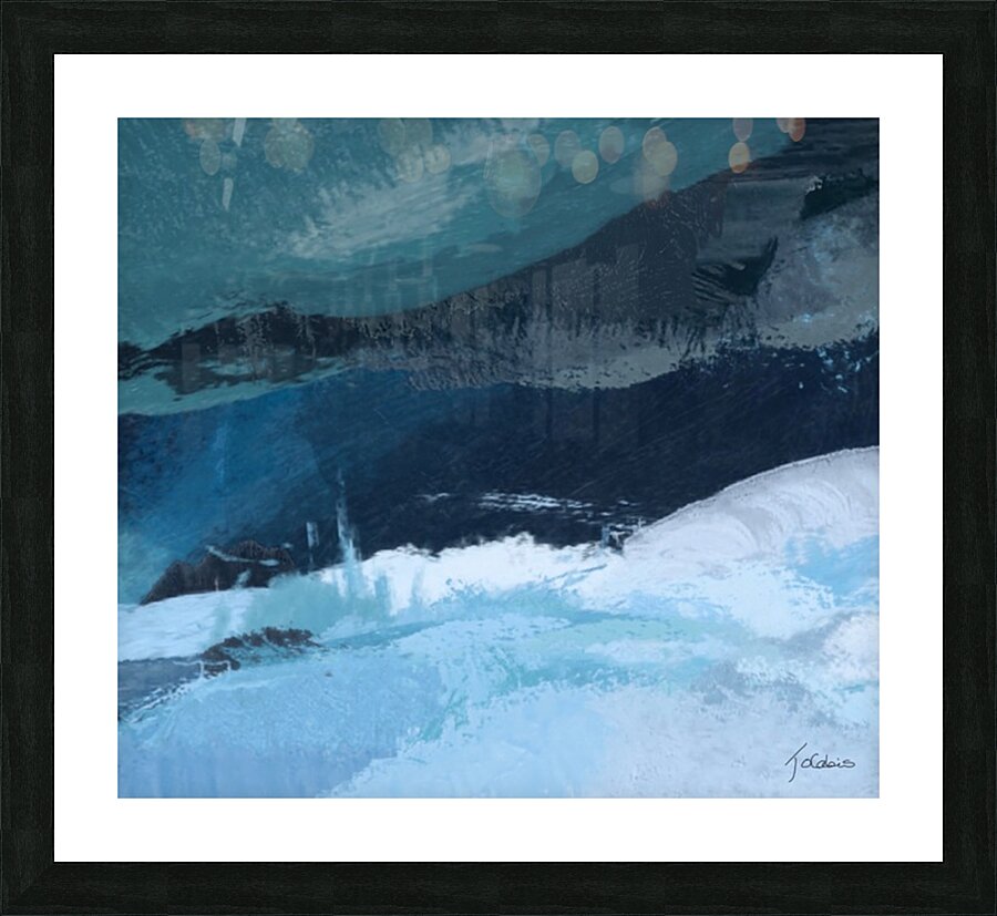 Glacial  Picture Frame print