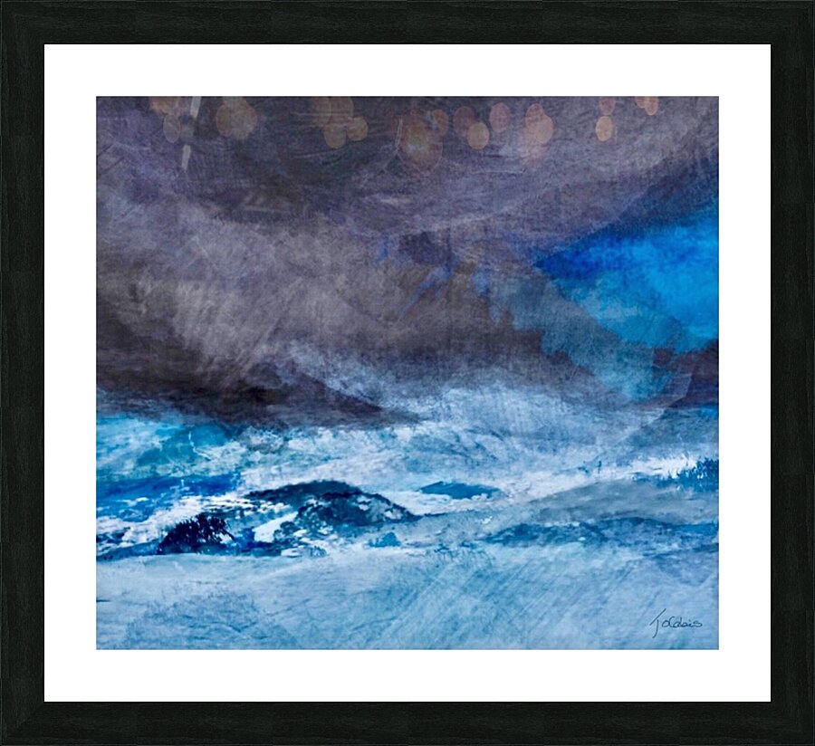 Paysage d’hiver Picture Frame print