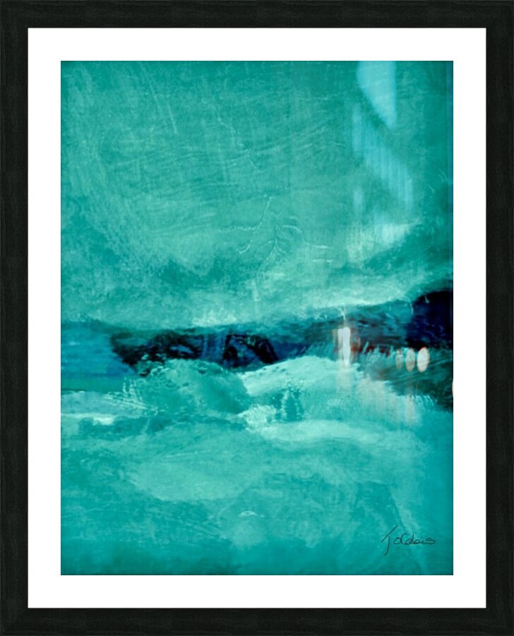 Glacier  Picture Frame print