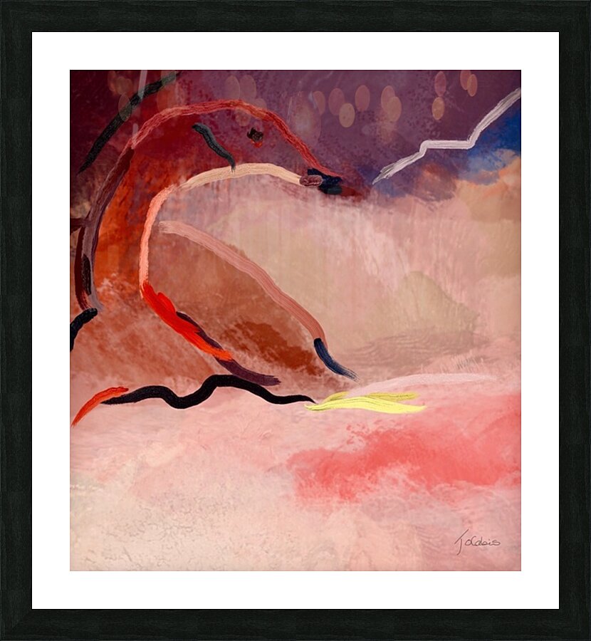 L’oiseau  Picture Frame print