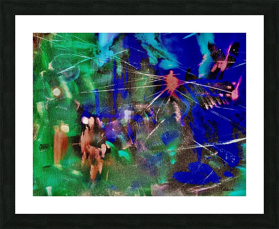 Feux d’artifices Picture Frame print