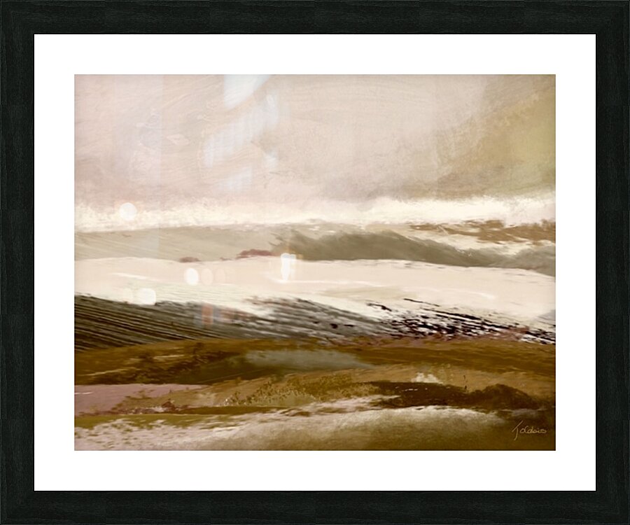 Paysage zen Picture Frame print