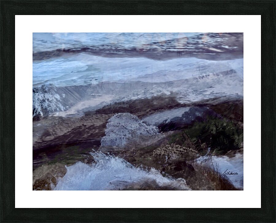 Riviere vive Picture Frame print