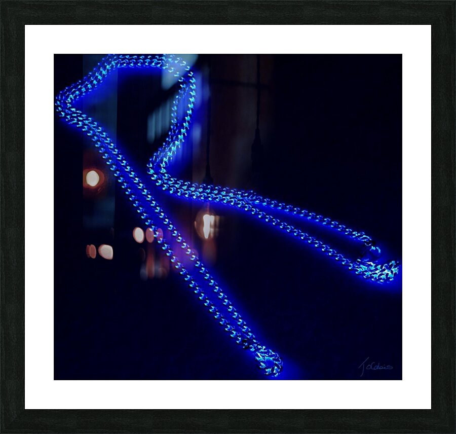 « R » Picture Frame print