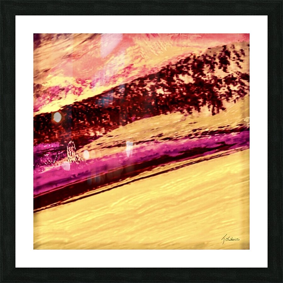 Pente glissante  Picture Frame print