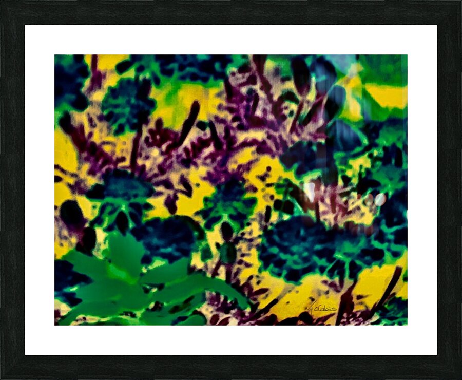 Dans les fleurs  Picture Frame print