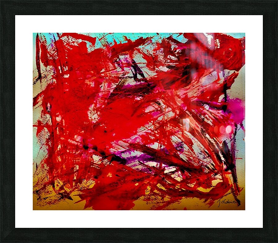 Chaos Picture Frame print