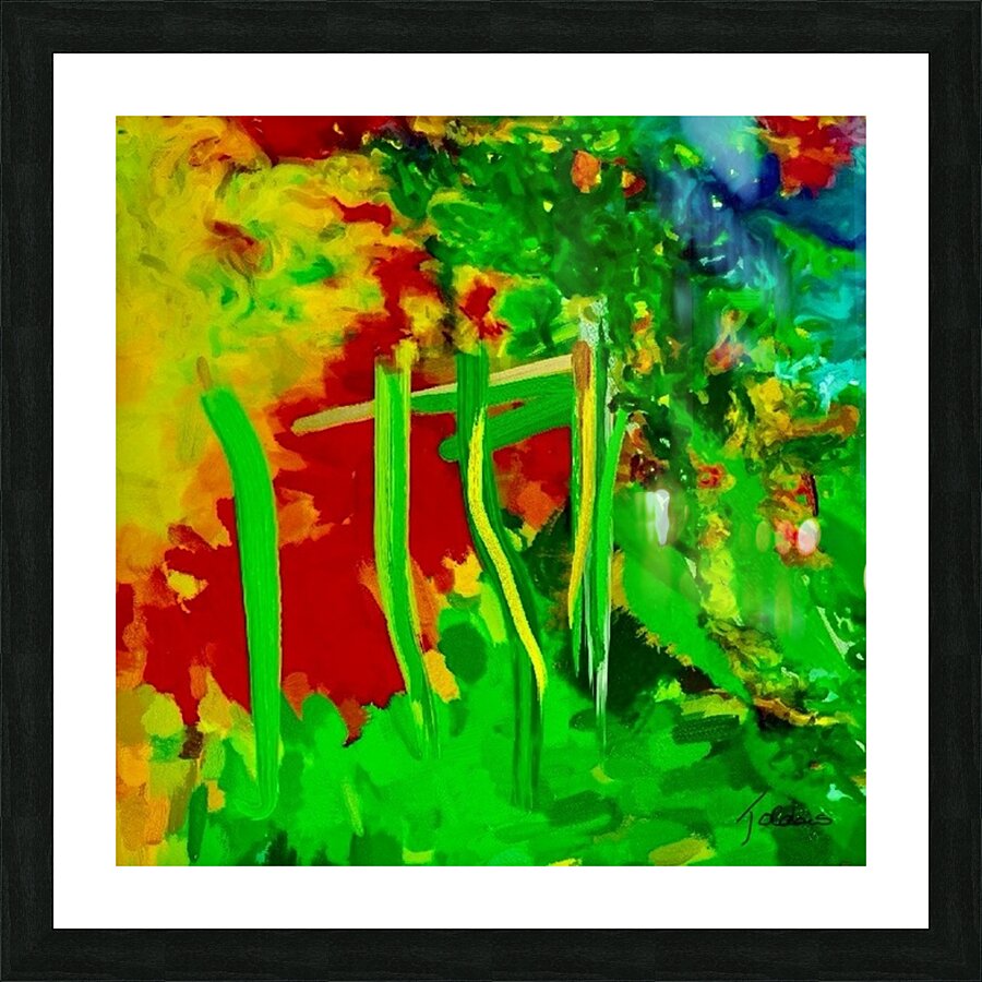 Plante grimpante  Picture Frame print