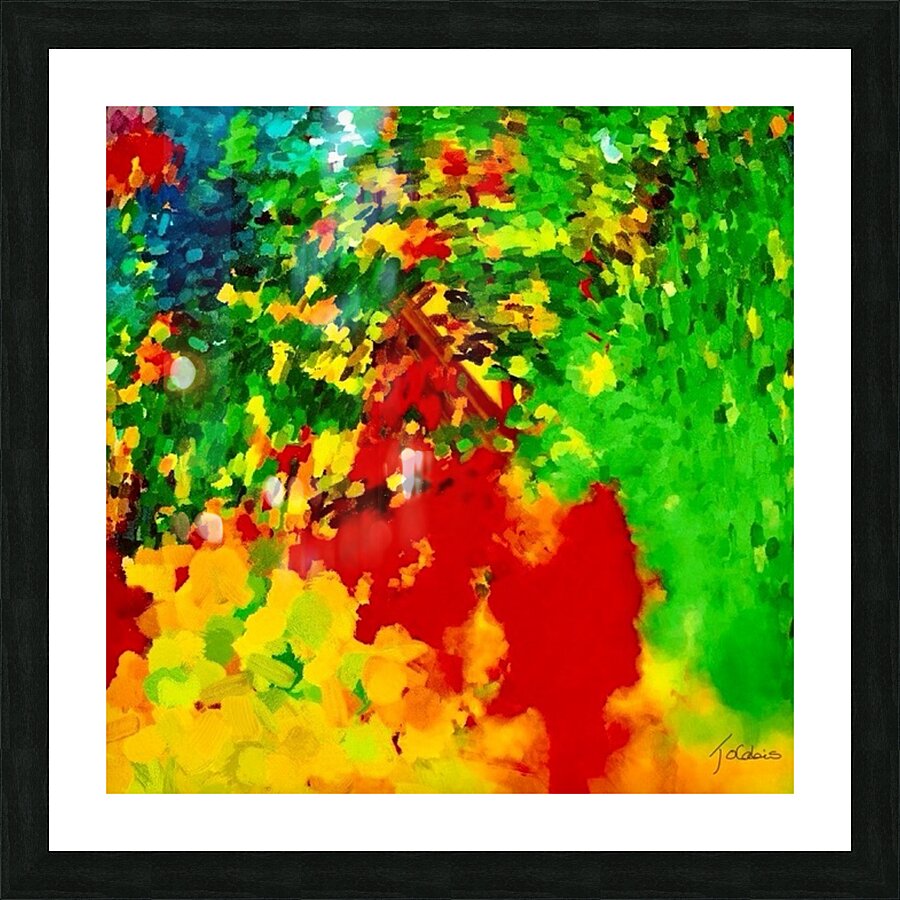 Jardin Picture Frame print