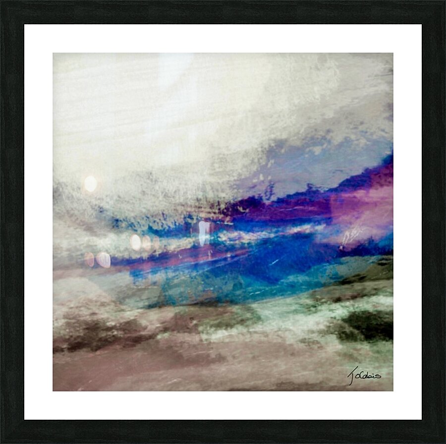 Nuage de neige Picture Frame print