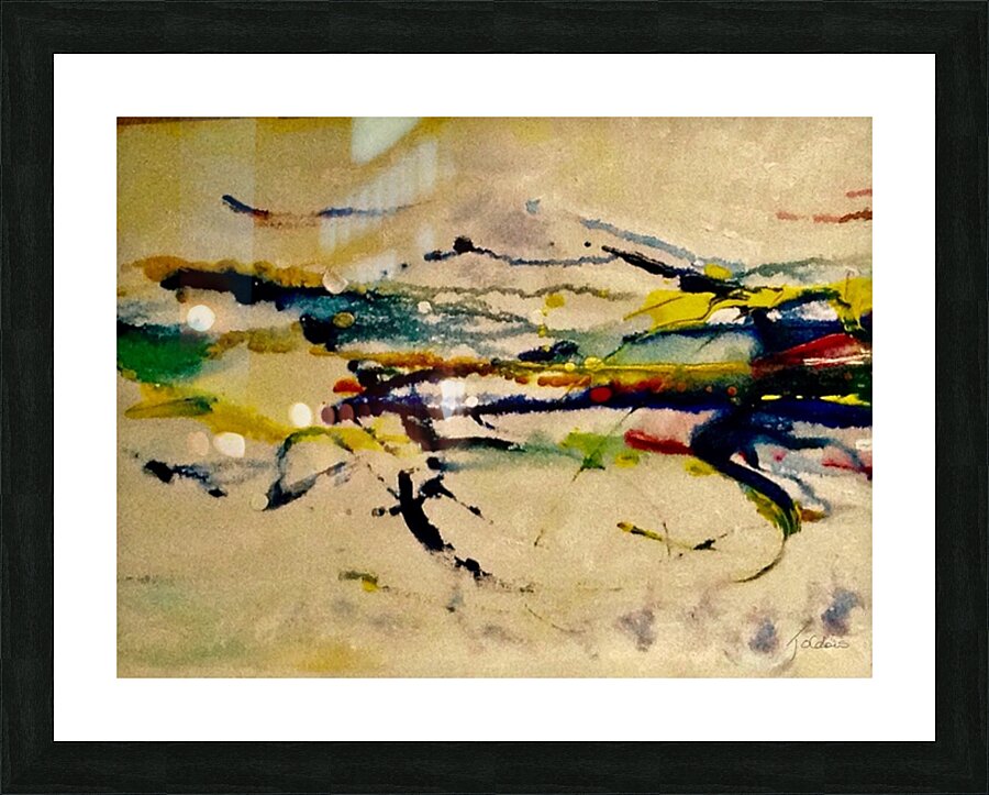 Ligne du temps  Picture Frame print