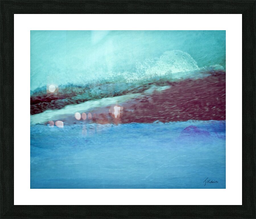 Bord de riviere  Picture Frame print