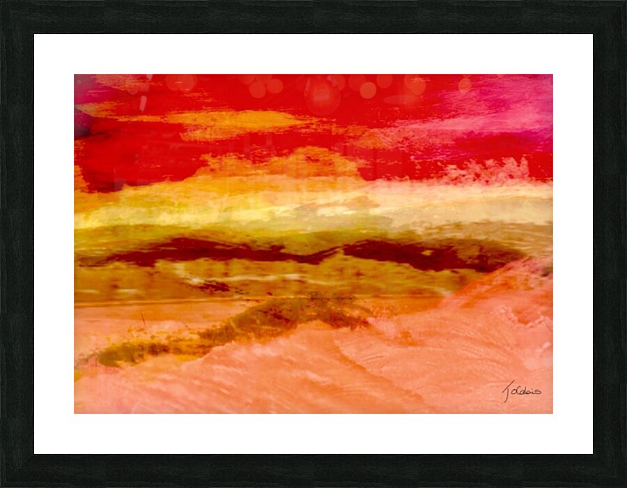 Coucher de soleil  Picture Frame print