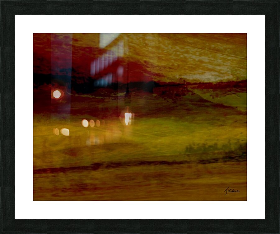 Fin du jour  Picture Frame print