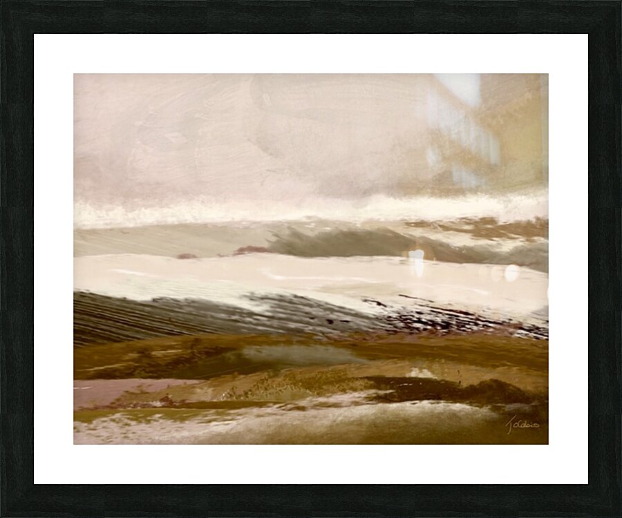 Paysage zen Picture Frame print