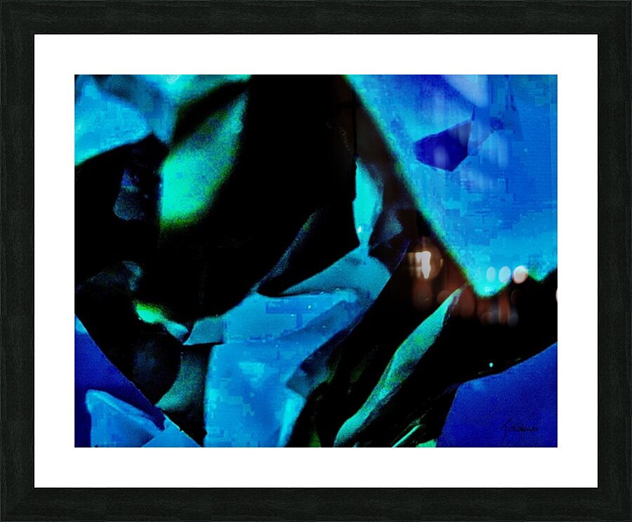 Matiere noire  Picture Frame print